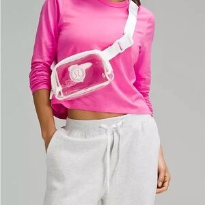 Lululemon Everywhere 1L Clear /White  Belt Bag